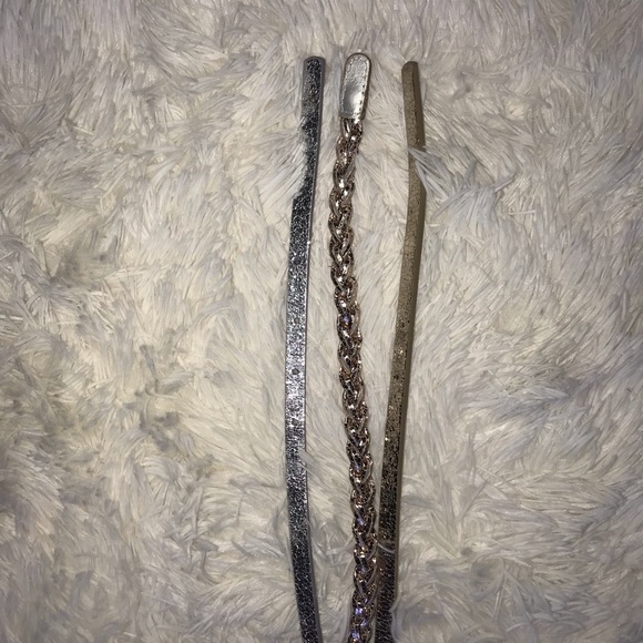 Wet Seal Metallic Belts - Picture 2 of 3